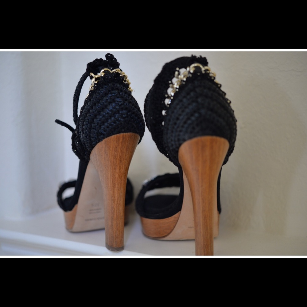 Dolce&Gabbana Swarovski crystal platform heels - Picture 3 of 8
